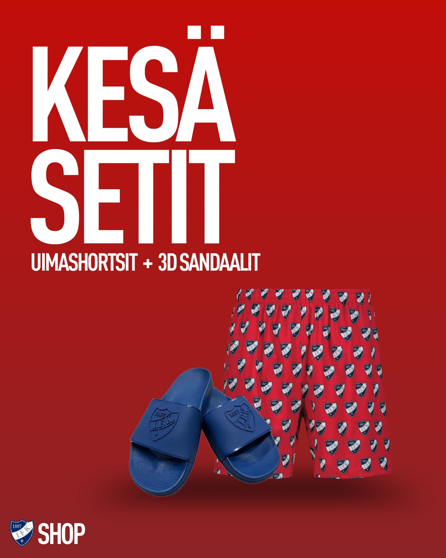 Uimashortsit + Sandaalit